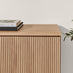 Penrose Oak Wood 3 Door Large Sideboard