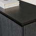 Penrose Black Wood 3 Door Large Sideboard