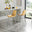 2x Pesaro Mustard Yellow Velvet Counter Stools Silver Legs