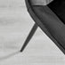 Imperia 4 Black Dining Table and 4 Black Pesaro Black Leg Chairs