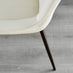 Imperia 4 Black Dining Table and 4 Cream Pesaro Black Leg Chairs