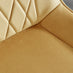 Santorini Brown Round Dining Table And 4 Mustard Pesaro Black Leg Chairs