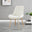 2x Pesaro Cream Velvet Dining Chairs Gold Legs