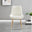Novara 100cm Gold Round Dining Table and 4 Cream Pesaro Gold Leg Chairs