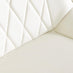 2x Pesaro Cream Velvet Dining Chairs Gold Legs