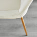 2x Pesaro Cream Velvet Dining Chairs Gold Legs