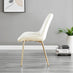 Arezzo Large Extending Dining Table and 8 Cream Pesaro Gold Leg Chairs