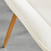 Novara 100cm Round Gold Leg Dining Table & 2 Cream Pesaro Gold Leg Chairs