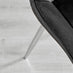 Pivero 4 White Dining Table and 4 Black Pesaro Silver Leg Chairs