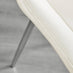 Leonardo 4 Table and 4 Cream Pesaro Silver Leg Chairs