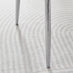 2x Pesaro Blue Velvet Dining Chairs Silver Legs