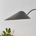 Poppy Matte Black and Brass Wall Light