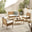 Porto Beige Rattan 4 Seat Garden Sofa & Chairs Set