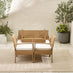 Porto Beige Rattan 4 Seat Garden Sofa & Chairs Set