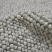 Quinn Grey Pearl Bobbled Wool Rug 120x170cm
