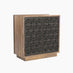 Rainier Square Walnut Wood 2 Door Decorative Sideboard