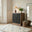 Rainier Square Walnut Wood 2 Door Decorative Sideboard
