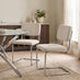 2x Remy Beige Fabric & Boucle Dining Chairs