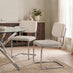 2x Remy Beige Fabric & Boucle Dining Chairs