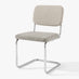 2x Remy Beige Fabric & Boucle Dining Chairs