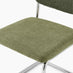 2x Remy Green Fabric & Boucle Dining Chairs