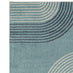 Retro Blue & Yellow Arches Rug 160x230