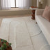 Rift Cream Carved Arches Rug 120x170
