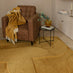 Rift Mustard Yellow Carved Arches Rug 120x170