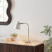 Riley Silver & White Adjustable Table Lamp