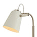 Riley Silver & White Adjustable Table Lamp