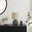 Ripple Grey & Black Textured Ceramic Round Table Lamp