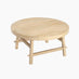 Rockies Round White Oak Wood Coffee Table