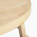 Rockies Round White Oak Wood Coffee Table