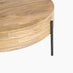 Rohan Round Solid Acacia Wood Coffee Table