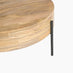 Rohan Round Solid Acacia Wood Coffee Table