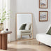Rowena Oak Wood Large 120x80cm Rectangle Wall Mirror