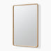 Rowena Oak Wood Large 120x80cm Rectangle Wall Mirror