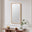 Rowena Oak Wood Small 80x40cm Rectangle Wall Mirror