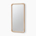 Rowena Oak Wood Small 80x40cm Rectangle Wall Mirror
