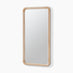 Rowena Oak Wood Small 80x40cm Rectangle Wall Mirror