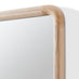 Rowena Oak Wood Small 80x40cm Rectangle Wall Mirror