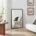 Rowena Walnut Wood Large 120x80cm Rectangle Wall Mirror