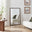 Rowena Walnut Wood Large 120x80cm Rectangle Wall Mirror