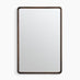 Rowena Walnut Wood Large 120x80cm Rectangle Wall Mirror