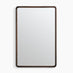 Rowena Walnut Wood Large 120x80cm Rectangle Wall Mirror