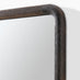 Rowena Walnut Wood Small 80x40cm Rectangle Wall Mirror