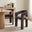 1x Roxy Brown Velvet Dining Chair