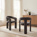 1x Roxy Brown Velvet Dining Chair