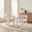 1x Roxy Cream Velvet Dining Chair