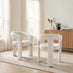 1x Roxy Cream Velvet Dining Chair